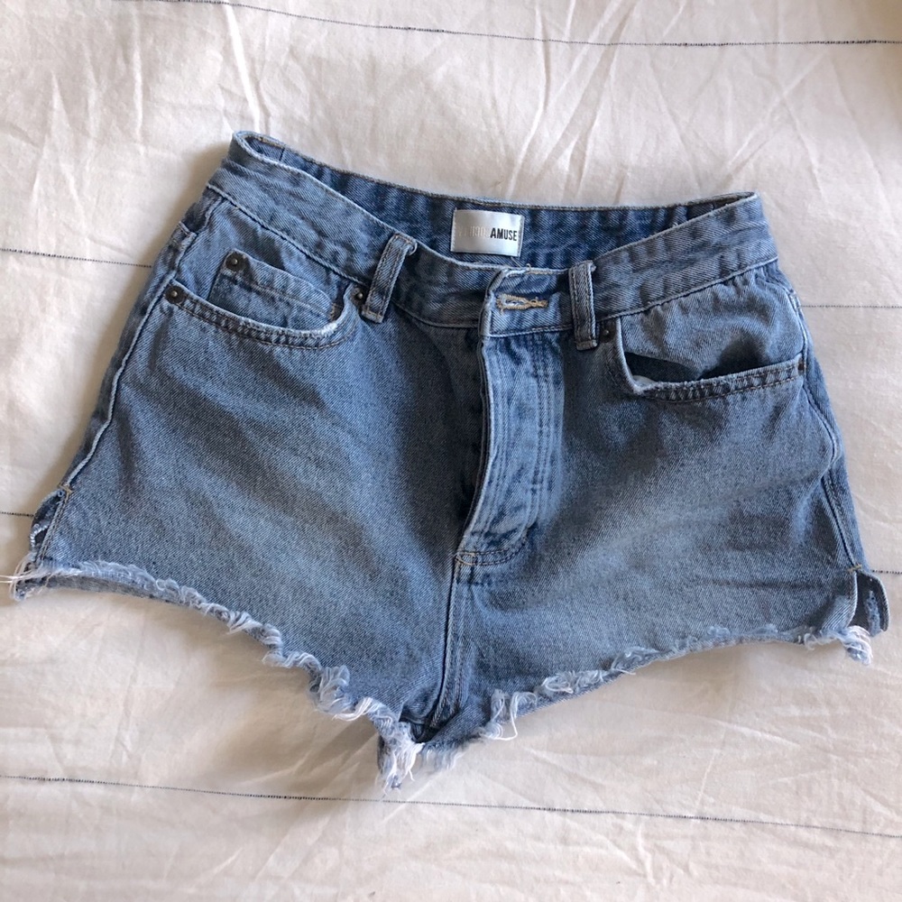 2/$25 Amuse society denim shorts 25